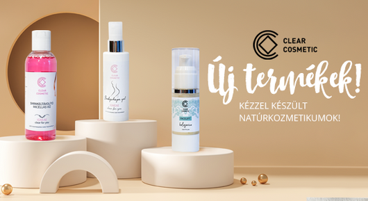 Új termékek a Clear Cosmetic kínálatában!